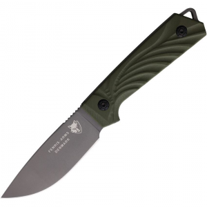 Fenris-Arms TRIG001 Triton Fixed Blade Knife OD Green Handles