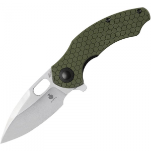 Kizer  3477C1 Mini Roach Linerlock Knife OD Green Handles
