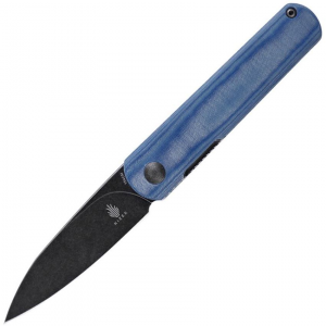 Kizer  3499C2 Feist Black Linerlock Knife Denim Handles
