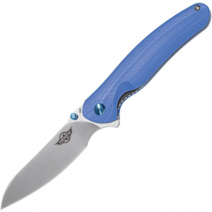 Olight DREVERBU Drever Linerlock Knife with Blue Handles
