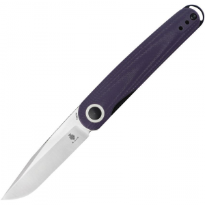 Kizer  3604C1 Squidward Linerlock Knife Purple Handles