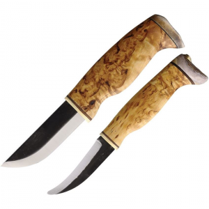 Wood Jewel Knives 23NA Fixed Blade Set Curly