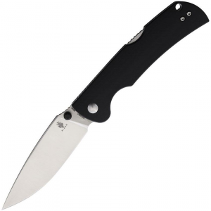 Kizer V4538N1 Slicer Lockback Knife Black Handles