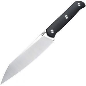 CJRB 1921BBK Silax Satin Fixed Blade Knife Black Handles