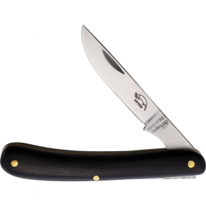 OTTER-Messer 175 Little Doctor Satin Folding Knife Brown Handles