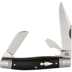 Rough Rider R008 Common Stock D2 Black Micarta