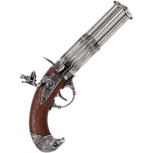 Denix 1307 French 4 Barrel Flintlock