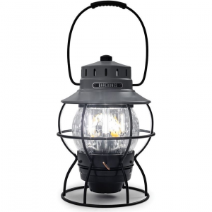 Barebones Living 282 Railroad Lantern Slate Gray