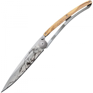 Deejo 9CB106 27g Tattoo Linerlock Bull