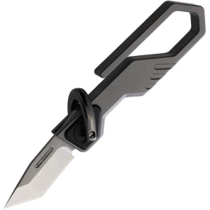 Ketuo 008 Mini Keychain Two-Tone Folding Knife Gray Handles