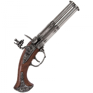 Denix 1308 French 2 Barrel Flintlock