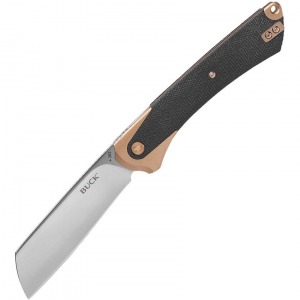 Buck 263CPS1 HiLine XL Knife Copper Bolster Black Handles