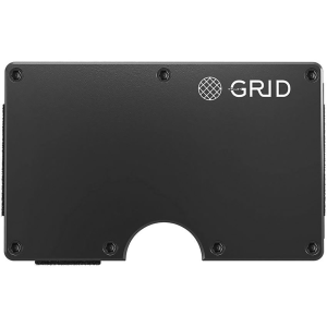 GRID Wallet ALUGM Gunmetal Aluminum Wallet