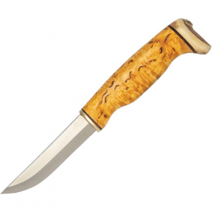 Arctic Legend 903 Hobby Satin Fixed Blade Knife Curly Birch Handles