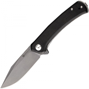 SenCut 05BV1 Snap Linerlock Knife Black G10 Handles