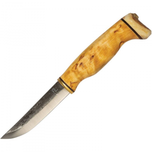 Arctic Legend 910 Hobby Natural Fixed Blade Knife Curly Birch Handles