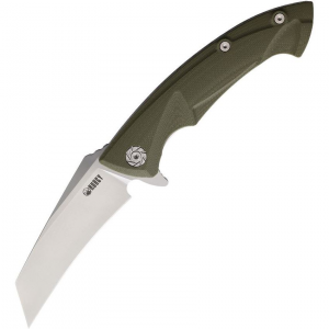 Kubey 212B Hawkbill Linerlock Knife Green