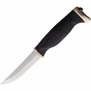 Arctic Legend 927 Hobby Satin Fixed Blade Knife Black Birchwood Handles