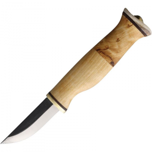Wood Jewel Knives 23VSP Little Fixed Blade Curly Birch