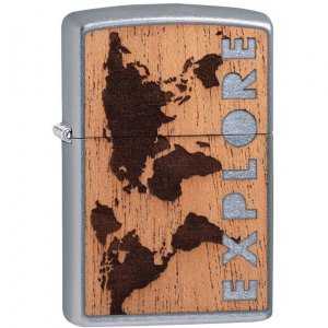 Zippo 14413 Woodchuck Lighter Mahog