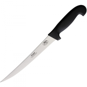 Katz FIS88 Kat-Fish Satin Fixed Blade Knife Black Handles