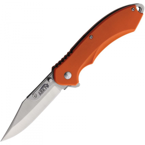 ABKT TAC 1032H Switch Linerlock Knife Orange Handles