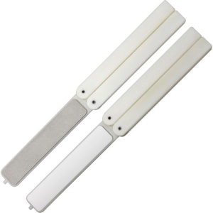 Eze-Lap Sharperners 530 Eze-Fold Sharpener With White Plastic Handle