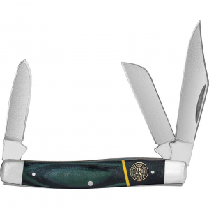 Remington 15634 Hunter Stockman Knife Black/Green Handles