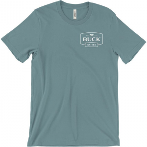 Buck 13349 Front Logo T-Shirt Slate XL