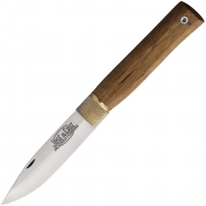 Jose Da Cruz M85015 Large Planalto Satin Folding Knife Oak Handles