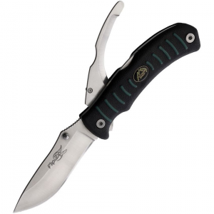 Outdoor Edge FZ20B Flip N Zip Lockback Knife Black/Green Handles