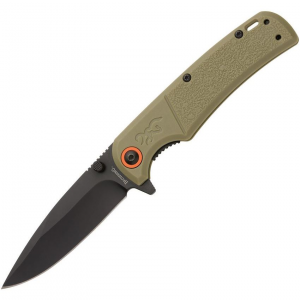 Browning 0543B Buckmark Slim Linerlock Knife Sage Handles