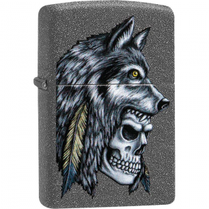 Zippo 09071 Wolf Skull Lighter