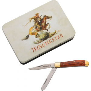 Winchester 6220090W Trapper Knife Imitation Stag Handles