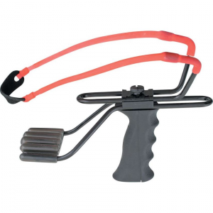 Marksman 3060LF Laserhawk III Adjustable Slingshot with Black High Impact Plastic Finger Groove Handle