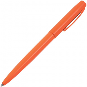 Rite in the Rain RIR-OR97 Orange Ink Black RiteRain OR Metal Clicker Pen