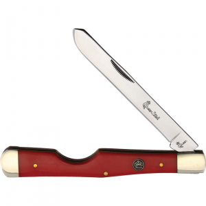 Queen City Knives 62R Easy Open Knife Red Handles