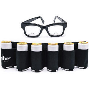 Caliber Gourmet 1052 Glasses Bottle OpenerBeer Belt