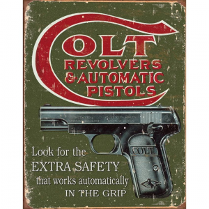 Tin Sign 1592 Tin Sign Colt Extra Safety
