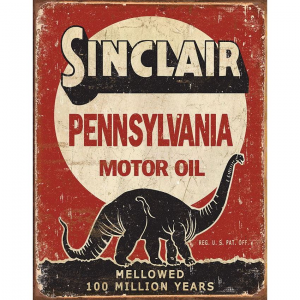 Tin Signs 1741 Sinclair Motor Oil Sign with Nostalgic Tin Sign