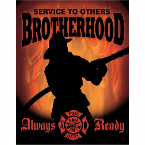 Tin Signs 1901 Fireman Brotherhood