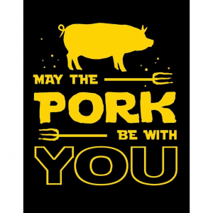 Tin Signs 2407 Pork Be With You Sign