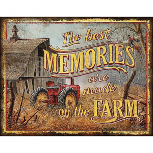 Tin Signs 2094 Farm Memories