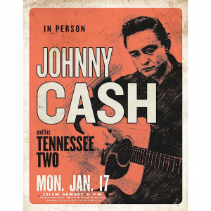 Tin Signs 2344 Johnny Cash TN Two