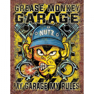 Tin Signs 2473 Grease Monkey Garage