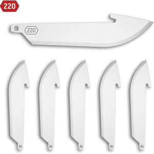 Outdoor Edge RR226C OERR226C Drop Point Satin Blade Pack 6