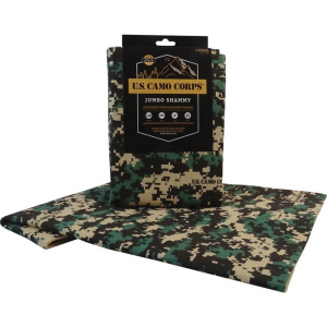 US Camo Corps 30668 Camo Jumbo Shammy Green