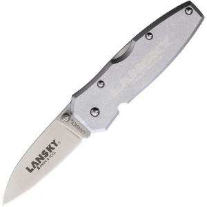 Lansky KN065 Lockback Knife Silver Handles