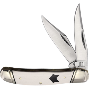 Rough Rider 2545 Copperhead White Micarta