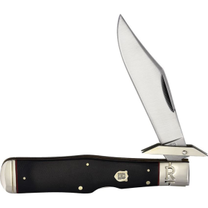 Rough Rider 2382 Highland Swing Guard Knife Black Handles